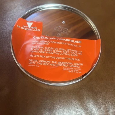 Cuisinart DLC-X DLC-346CH Food Processor 6mm Slicing Disc Blade New - Image 1 of 3