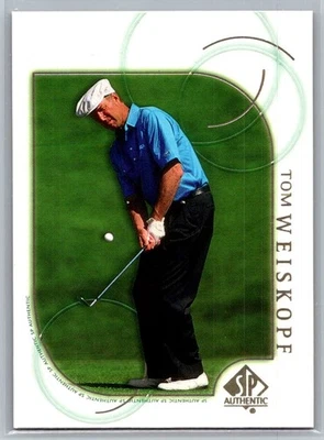 2001 SP Authentic Golf #11 Tom Weiskopf - VG - Image 1 of 2