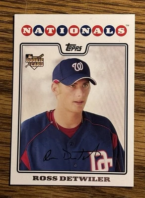 2007 Topps Ross Detwiler Rookie #92 - Image 1 of 2