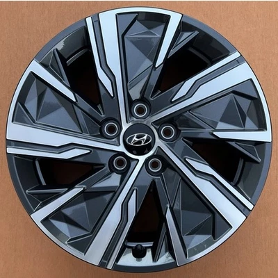 NUEVO -Llanta de aluminio original Hyundai Tucson IV NX4 7x17 ET43.5 52910-N7160 llanta llanta / Foto 1 de 4