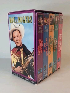 Vintage 1992 Roy Rogers Collection Box Set of 5 VHS Tapes, Sealed - Picture 1 of 7