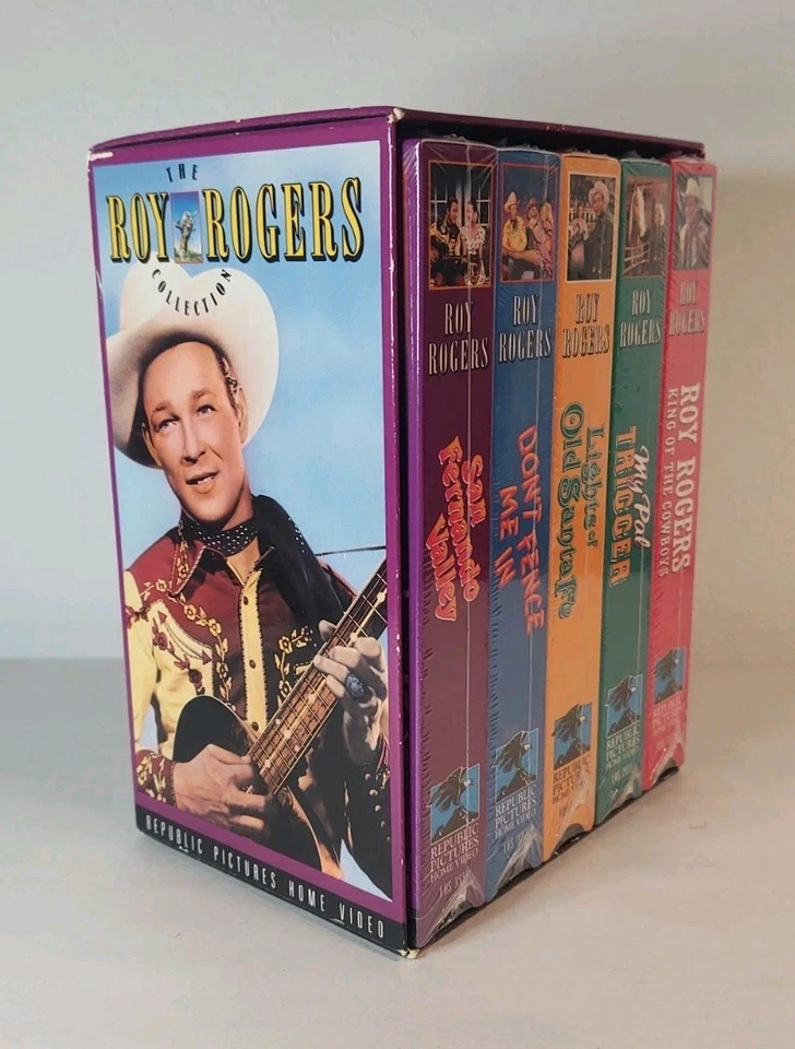 Vintage 1992 Roy Rogers Collection Box Set of 5 VHS Tapes, Sealed - Image 1 of 4