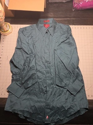 Camisa Nordstrom Verde Abotonada Talla 17 1/2 - 34 Manga Larga 100% Algodón Para Hombre Foto 1 de 4