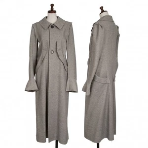 Yohji Yamamoto FEMME Pocket Design Wool Coat Size 1(K-130428) - Picture 1 of 12