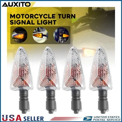 4 LED Front Rear Turn Signal Light Indicator Lamp For BMW S1000XR S1000RR S1000R - Imagem 1 de 4