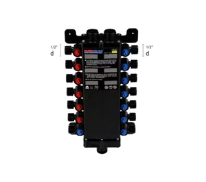 Viega ManaBloc 1/2 pulgada. Colector de distribución de polímero x 14 puertos (6 caliente/8 frío) - Imagen 1 de 5