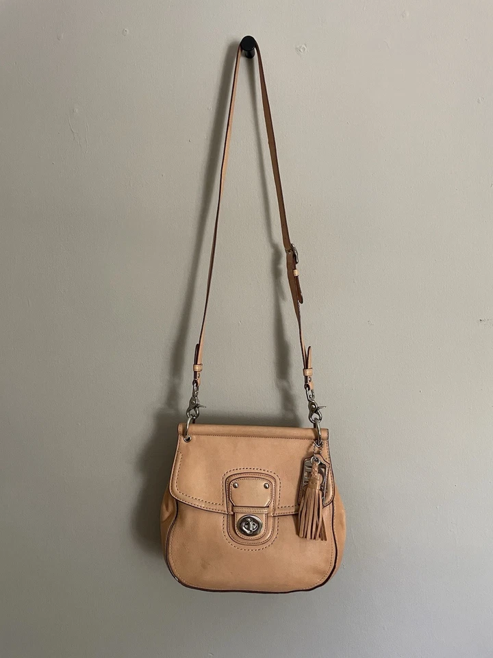 Bolso Bandolera Coach Willis Legacy 70 Aniversario Edición Limitada Cuero Tostado Foto 1 de 1