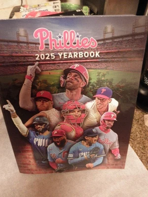 Philadelphia Phillies 2025 Official Yearbook Souvenir Citizens Bank Park - Image 1 of 3