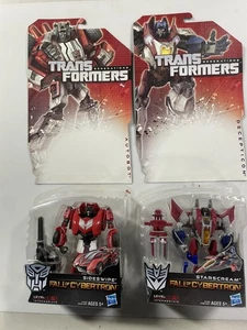 TRANSFORMERS Generations F. o. Cybertron  Starscream & Sideswipe cards fell off - Picture 1 of 10