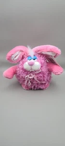 Rosa Fuzzy Dan Dee Hase Kaninchen große Augen Kmart Ostern Frühling - Bild 1 von 5