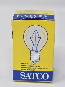 Satco S3630 Zwischensockel 25 Watt S11 Leuchte 1 Stück, klar - Bild 1 von 11