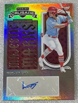 WON-BIN CHO (AU) 2025 Panini Crusade Majestic Marks Auto St. Louis Cardinals - Image 1 of 3