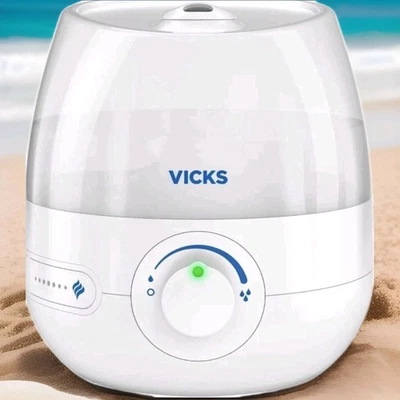 Vicks Mini Filter Free Cool Mist Humidifier Small Room Variable Mist READ - Image 1 of 2