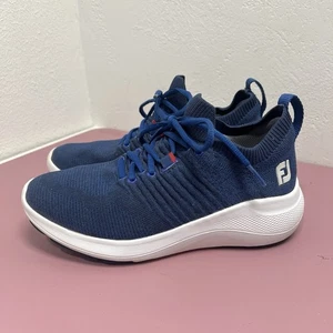 FootJoy Zapatos Juveniles Talla 3 FJ Flex XP Azul Sin Tacos Tenis Atléticos de Golf - Imagen 1 de 9
