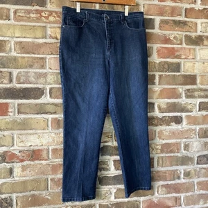 Jeans Gloria Vanderbilt para mujer talla 14 azul denim elástico Amanda - Imagen 1 de 3