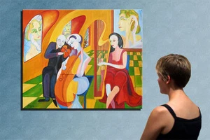 47"__KONZERT____________ORIGINAL Gemälde von ANNA !! - Bild 1 von 1