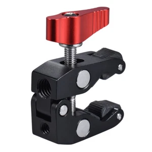 Andoer Crab Clamp Super Clamp with 1/4 & 3/8 Threaded for DSLR Rig Monitor W0S3 - Picture 1 of 9