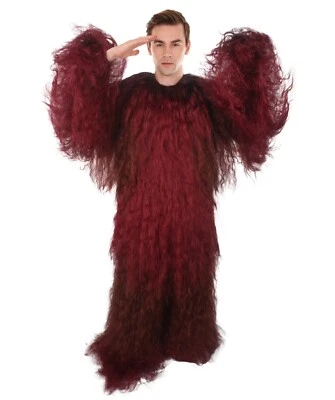 Costume unisex guerriero peloso montagna Bigfoot Yeti, leader militare scimmia, HC-1571 - Immagine 1 di 4