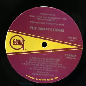 Temptations/Stevie Wonder-Exclusive For Members Of The Record Industry-PROMO - Picture 1 of 2
