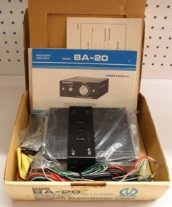1980's New / NOS Vintage Pioneer BA-20 Old School Car Amp Body Sonic - Japan JDM - Picture 1 of 12