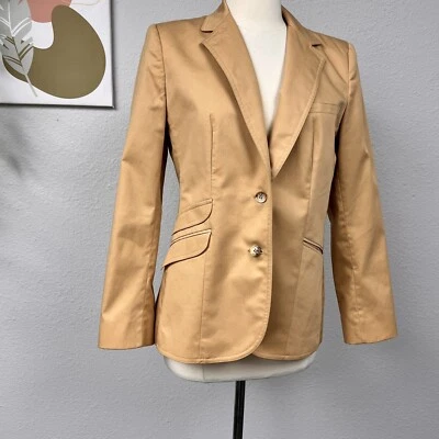 Chaqueta beige vintage The Villager talla 12 hecha en EE. UU. Foto 1 de 4