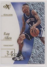 2012-13 Fleer Retro 1997-98 Fleer EX 2001 Ray Allen #EX-26 HOF