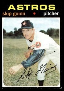 1971 Topps #741 Skip Guinn  Houston Astros Low Grade