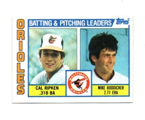 1984 Topps #426 Orioles TL Cal Ripken Baltimore Orioles - Picture 1 of 2