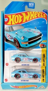 2025 Hot Wheels Blue Datsun 240Z 4/10 HW Art Cars 62/250 JJB80 - Picture 1 of 7