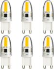 Led G9 Lamp Light Bulb 2.5W(25W=) Bi-Pin Base, Clear, 30K Warm White 6-Pack