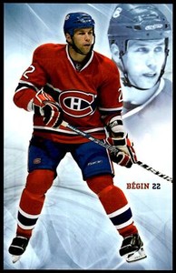 2007-08 MONTREAL CANADIENS TEAM POSTCARD STEVE BEGIN