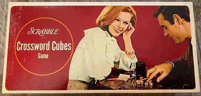 Vintage Sel Right 1968 Scrabble Crossword Cubes Game No 93-EUC - Image 1 of 4