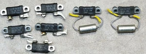 condensador y RESISTENCIAS, 2 de condensador Mallory y 7 RESISTENCIAS DE ALAMBRE DALE - Imagen 1 de 8