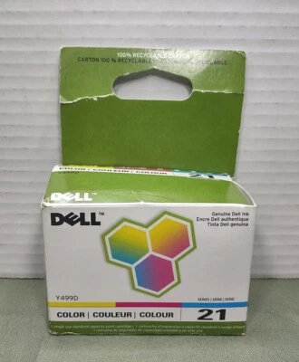🎨 Open Box Dell Y499D 21 Standard Capacity Color Ink Cartridge 0Y499DA00 🎨 - Image 1 of 4