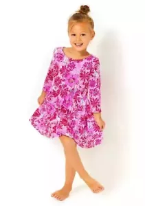 LILLY PULITZER MINI GEANNA DRESS, LILAC THISTLE, WILD FLOWERS, NWT - Picture 1 of 3