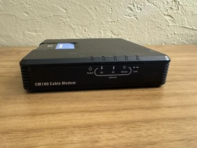 Cisco Linksys CM100 Cable Modem w/ Adapter - Image 1 of 4
