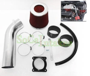 Kit de admisión de aire y filtro negro rojo para Infiniti G35 2003-2006 con 3,5 L V6 - Imagen 1 de 1
