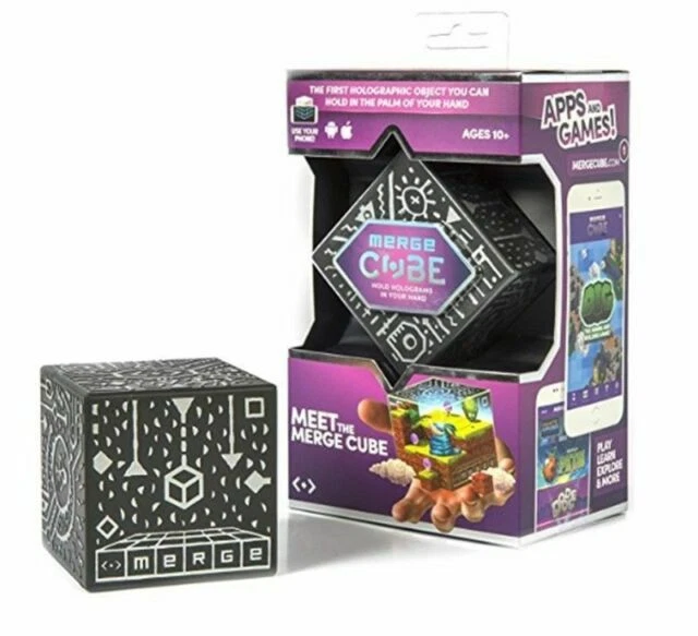 Merge Cube Hold Holograms in Your Hand Virtual Game Toy for IOS Android Tablet