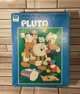Rompecabezas completo caniche exposición caniche Plutón vintage años 80 Disney Whitman 100 piezas - Imagen 1 de 3