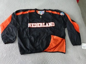 VINTAGE 2006 WBC NEDERLAND WORLD BASEBALL CLASSIC WIND BREAKER JACKET MEN ( L ) - Picture 1 of 4