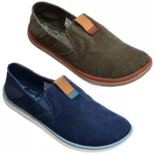 Mens Canvas Pumps Merrell Duskair Moc Plain Lightweight Slip On Shoes UK7-11.5 - Foto 1 di 19