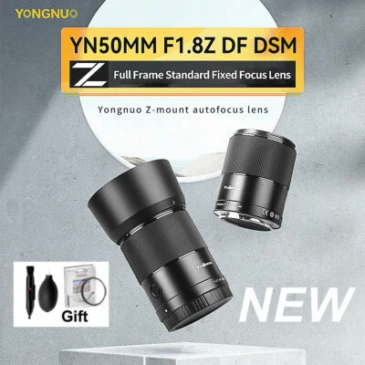 YONGNUO 50mm F1.8Z DF DSM Auto Focus Full Frame Wide Angle Lens For Nikon Z ZFC  - Image 1 of 4