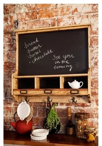 Barrel Shack -The Holden - Handmade Reclaimed Wood Wall Mount Message Center-NEW - Picture 1 of 3