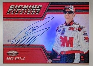 2018 Certified Racing Signing Sessions #SS-GB Greg Biffle Red Auto #05/75