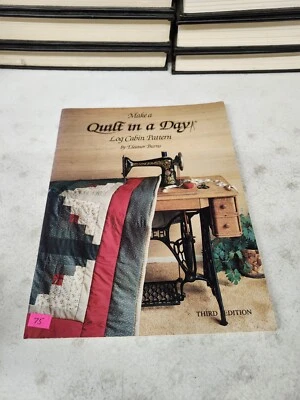 Log Cabin Quilt In A Day By Eleanor Burns New Condition  - Image 1 of 4