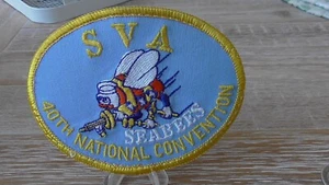 USN SVA Seabees 40th National Convention Patch #869Y - Bild 1 von 7