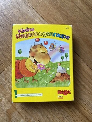 Haba Kleine Regenbogenraupe Kinder spiel 3-6 Jahre Gesellschaftsspiel Legespiel  - Bild 1 von 2
