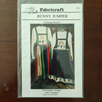 Fabricraft Bunny Jumper Pattern 351 - Two Applique Jumper Designs 🐇 - Image 1 of 4