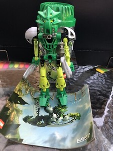 LEGO Bionicle 8567 Lewa Nuva Green 100% Complete - Instructions & Canister 