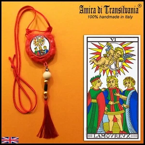 Talisman Necklace Pendant Charm Jewelry Sun Tarot Card 6 Lucky Amulet Love Money - Picture 1 of 24